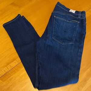 Hudson Natalie Midrise Super Skinny Jeans Size 30 Dark Wash 28” inseam